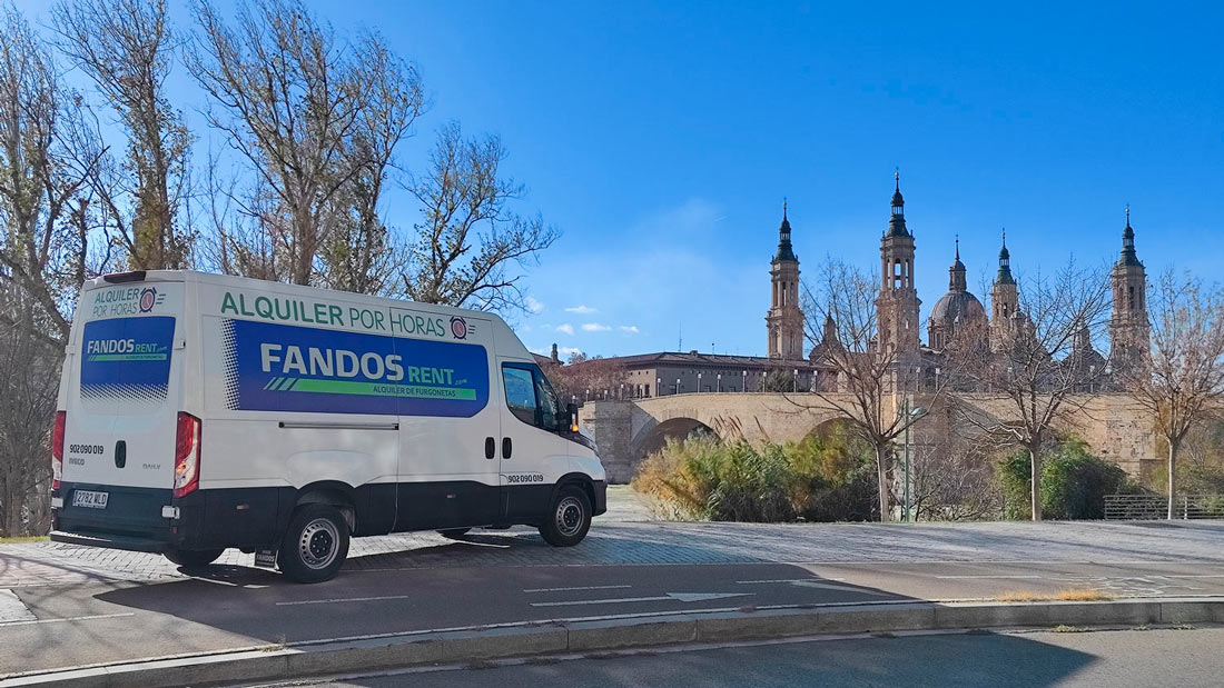 Alquiler de furgonetas en Zaragoza.